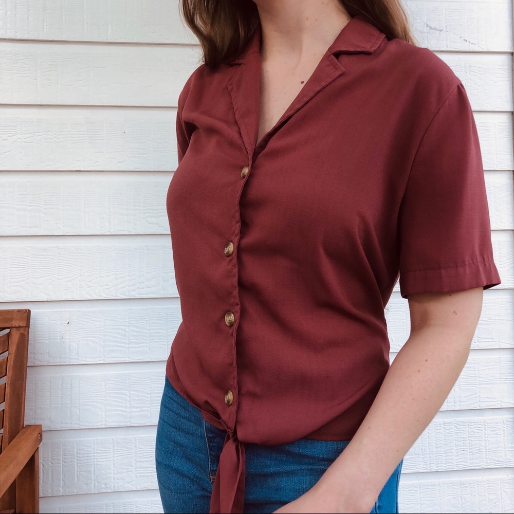 ⚡️SALE Burnt Mauve Shirt
